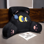 Coussin de lecture chat